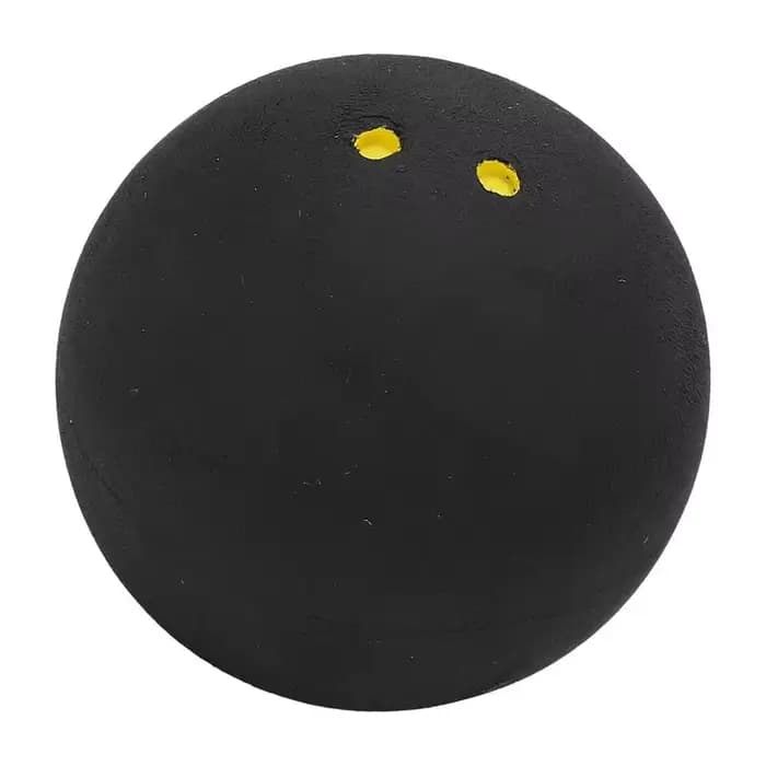 Balles de courge à Double pointe jaune, 1 pièce, balles de raquette de courge en caoutchouc, entraînement de vitesse pour Double points jaunes