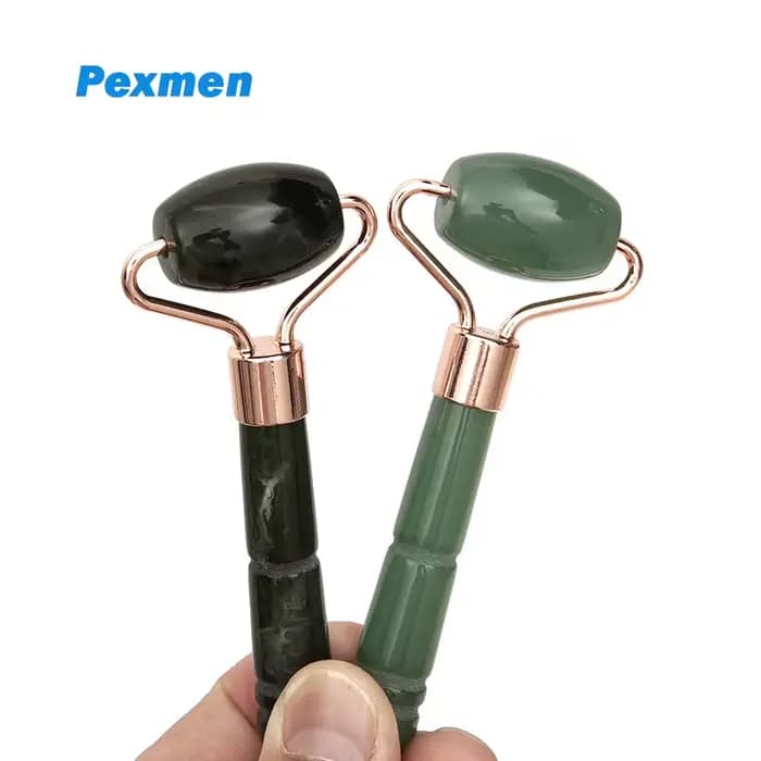 Pexmen-Rouleaux anti-âge et outil facial Gua-Sha