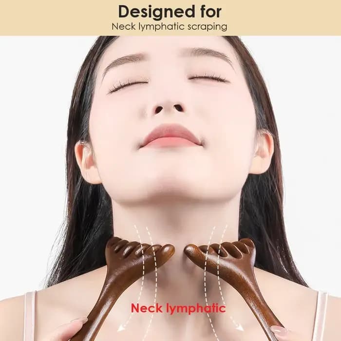 Peigne de Massage méridien antistatique à 6 griffes