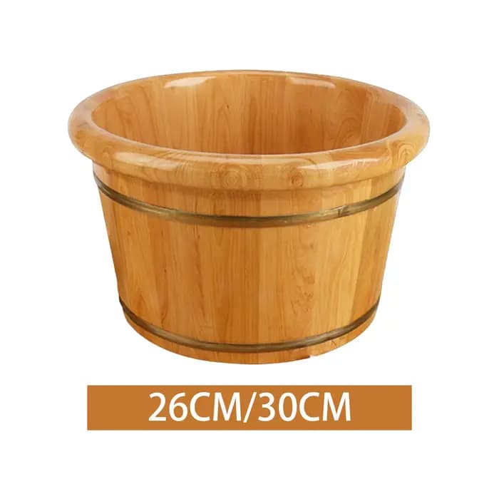 Baignoire à pieds en bois