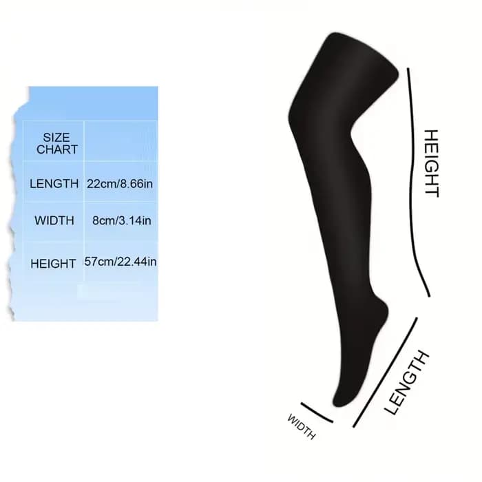 1 paire de bas de Compression pour femmes et hommes