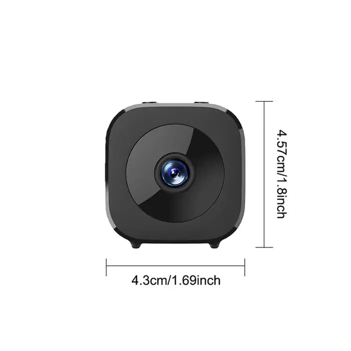 Mini caméra de surveillance intelligente HD Wifi, enregistreur vidéo et vocal DV, caméra de sécurité sans fil discrète pour intérieur, petite caméra de surveillance pour nounou