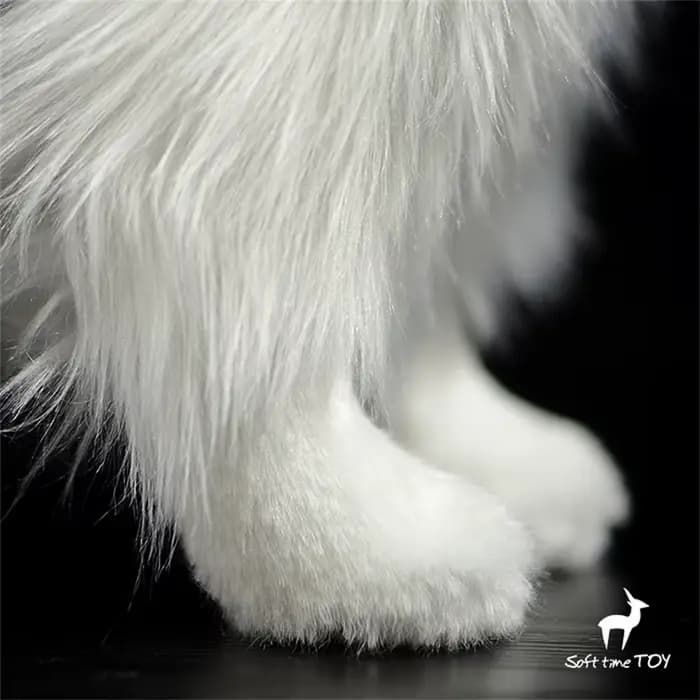Border Collie haute fidélité Anime mignon peluche mouton chien jouets en peluche animaux réalistes Simulation peluche poupée Kawai jouet cadeaux