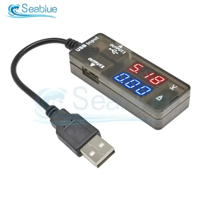 Détecteur numérique USB pour touristes, courant, tension, charge, testeur, batterie, voltmètre, ampèremètre, chargeur, multimètre, kit de bricolage électronique, médecin
