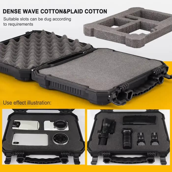 Étui de protection pour appareil photo, équipement de protection portable, étui pour appareil photo avec rembourrage en mousse pour le camping en plein air et les sports