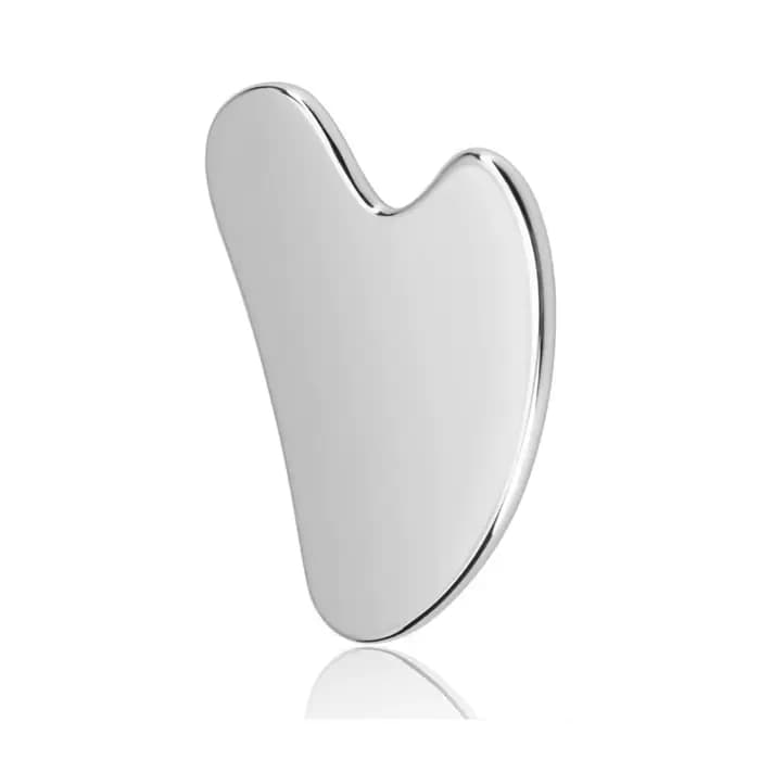 1 pièces en acier inoxydable Gua Sha grattoir masseur pour visage cou corps Guasha outil de Massage soins de la peau