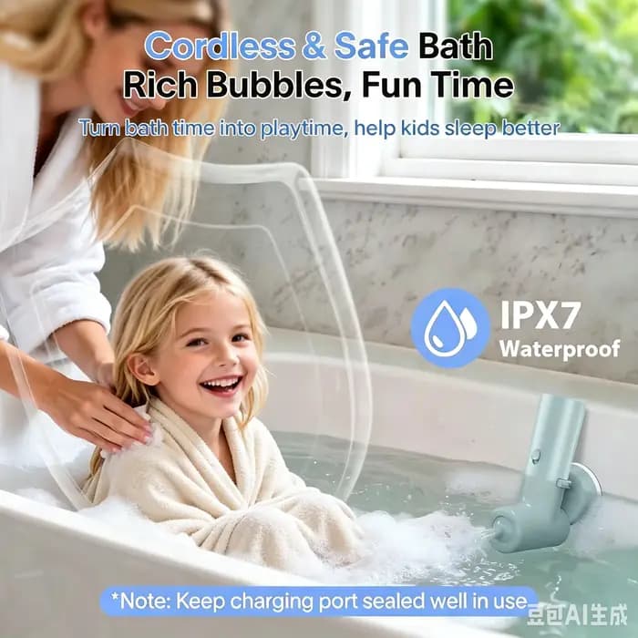 Jet de bain spa sans fil rechargeable
