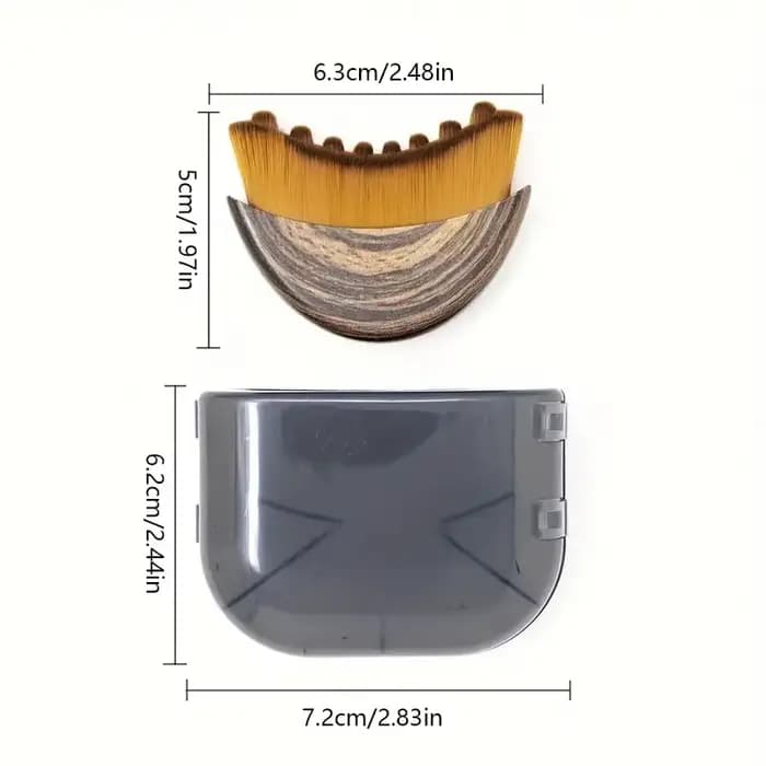 Brosse de drainage lymphatique pour le visage et le corps