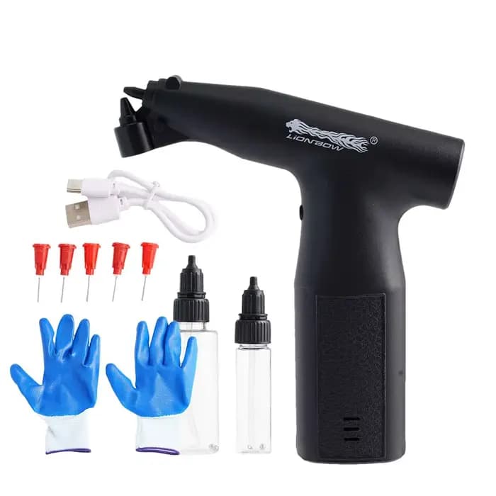 Nouveau pistolet de peinture électrique pour voiture, peinture au latex, réparation des jantes, pistolet de pulvérisation de peinture USB rechargeable