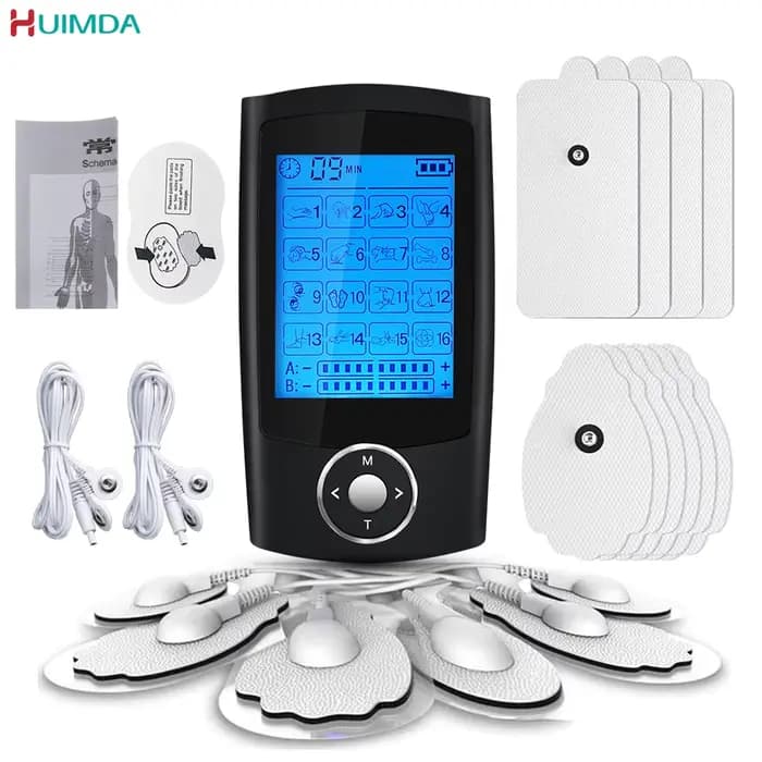 16 Modes Électrique Tens Relax Stimulateur Musculaire EMS Acupuncture Massage Du Corps Thérapie Numérique Minceur Machine Électrostimulateur