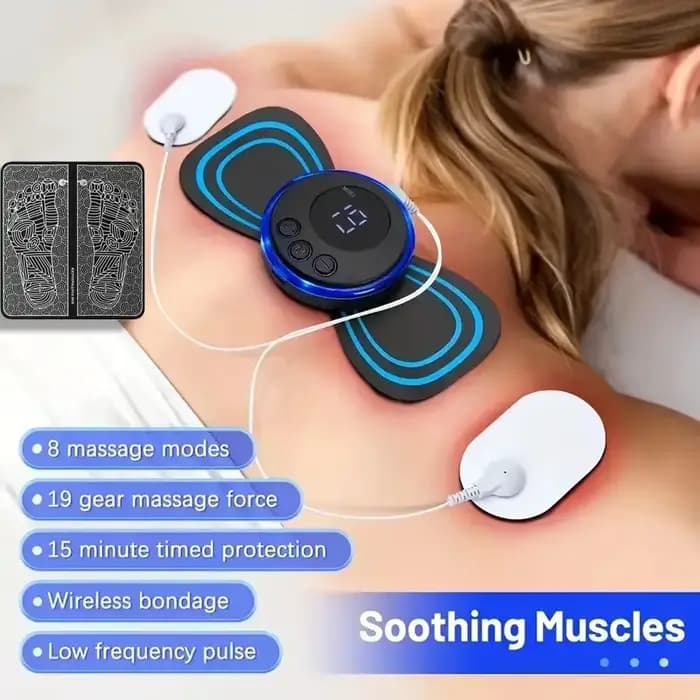Masseur de cou EMS, stimulateur musculaire électrique