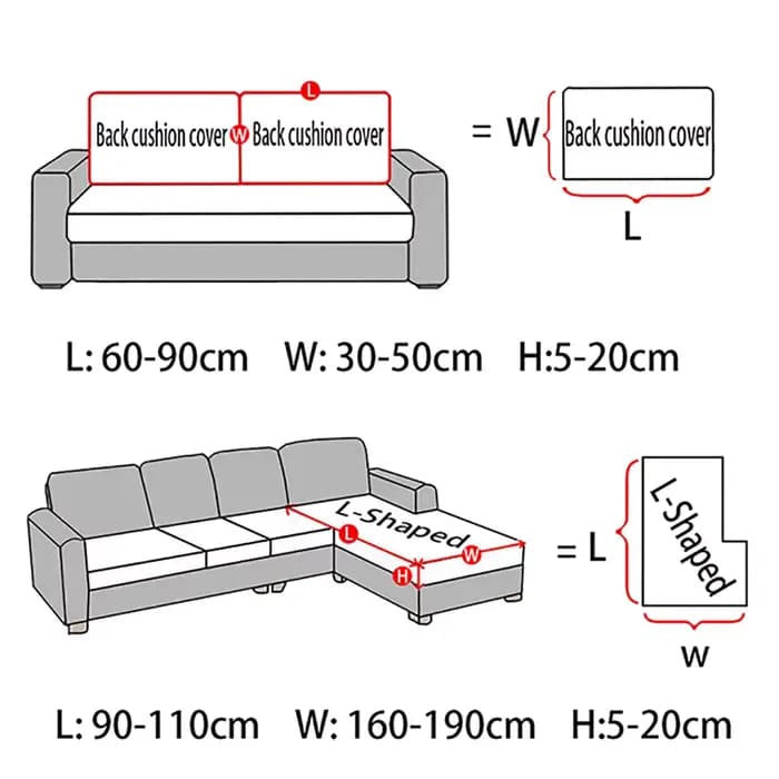 Housse de coussin de siège de canapé en Jacquard extensible pour protection de meubles de salon housse de protection sectionnelle de fauteuil lavable Anti-salissure