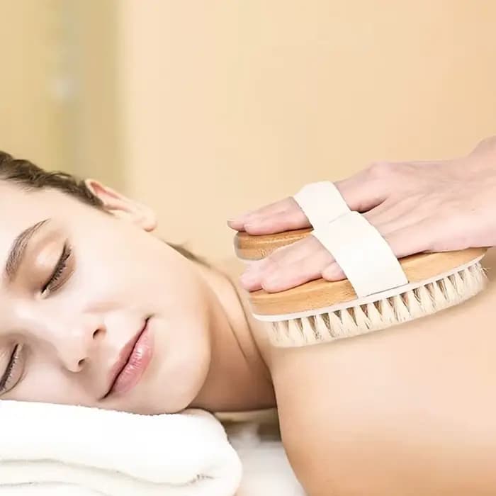 Brosse SPA à poils naturels pour le corps