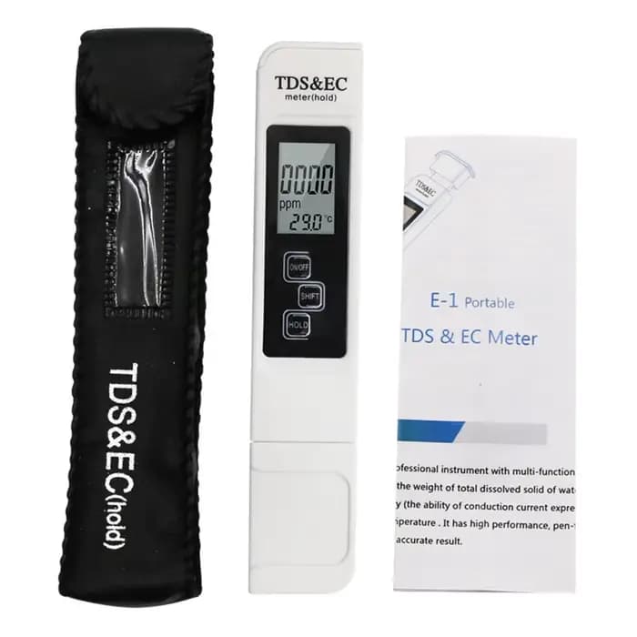 Testeur professionnel 3 en 1, compteur d'eau TDS EC, compteur de température numérique LCD, stylo de test d'eau, filtre de pureté, qualité de l'eau