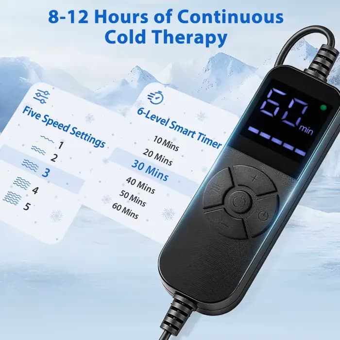 Appareil portable de thérapie par eau froide circulante pour genoux