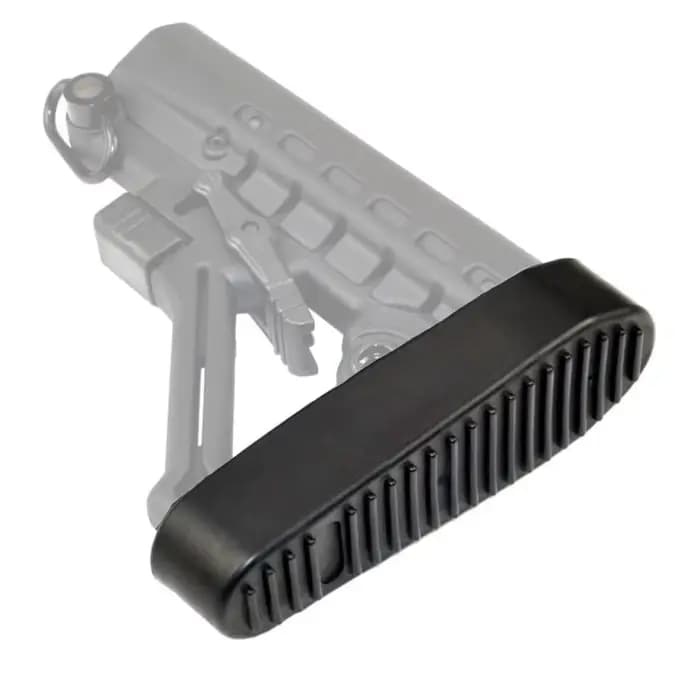 GUGULUZA – coussinet de recul en caoutchouc AR15, coussinet de recul nervuré furtif, bouton à enfiler pour fusil de chasse, Extension de protection des fesses