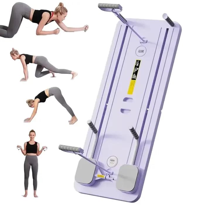 Planche de Pilates professionnelle portable et pliable 5-en-1 pour exercices abdominaux