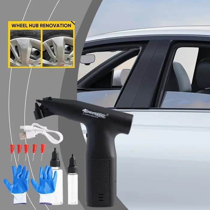 Nouveau pistolet de peinture électrique pour voiture, peinture au latex, réparation des jantes, pistolet de pulvérisation de peinture USB rechargeable