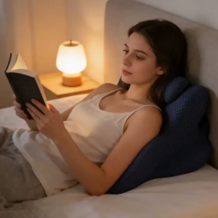 Coussin de positionnement ergonomique et de soutien pour le confort du dos et du cou, soutien cervical et lombaire, coussin de lit adapté