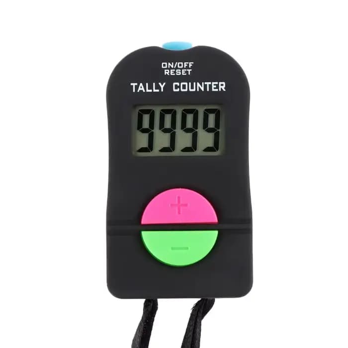 Compteur de cliquet électronique à main 0-9999 Compteur de pointage numérique Affichage LCD Compact 94PD