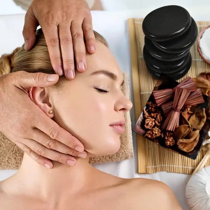 Pierres chaudes pour le massage