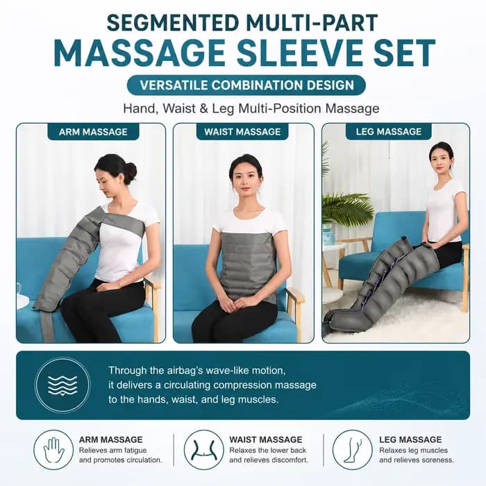 Ohio eur de jambes et de pieds à compression d'air