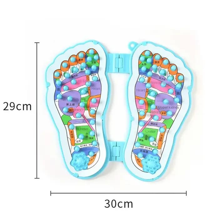 Tapis de massage des pieds par acupression et réflexologie