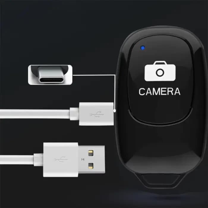 Déclencheur de selfie sans fil, télécommande pour appareil photo, accessoire pour selfie pour téléphones Android et IOS, pour photos et vidéos