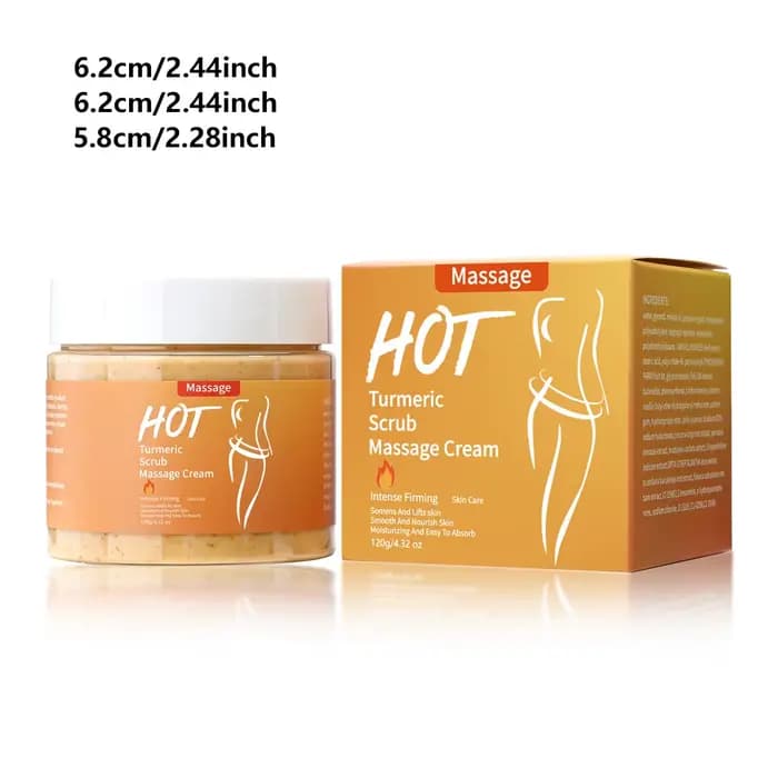 Massage au curcuma gommage Massage blanchissant et exfoliant