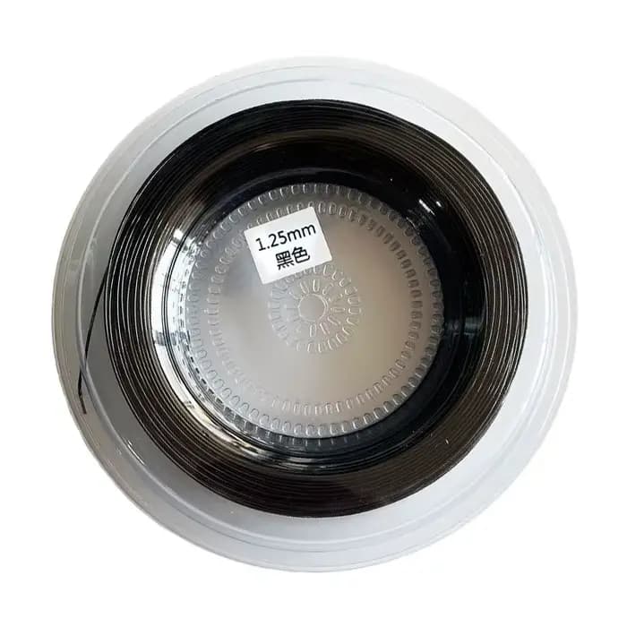 Cordage de raquette de tennis en polyester 4G de Taïwan, 1,30 mm, 200 m, 1 rouleau – Abordable et durable pour l'entraînement
