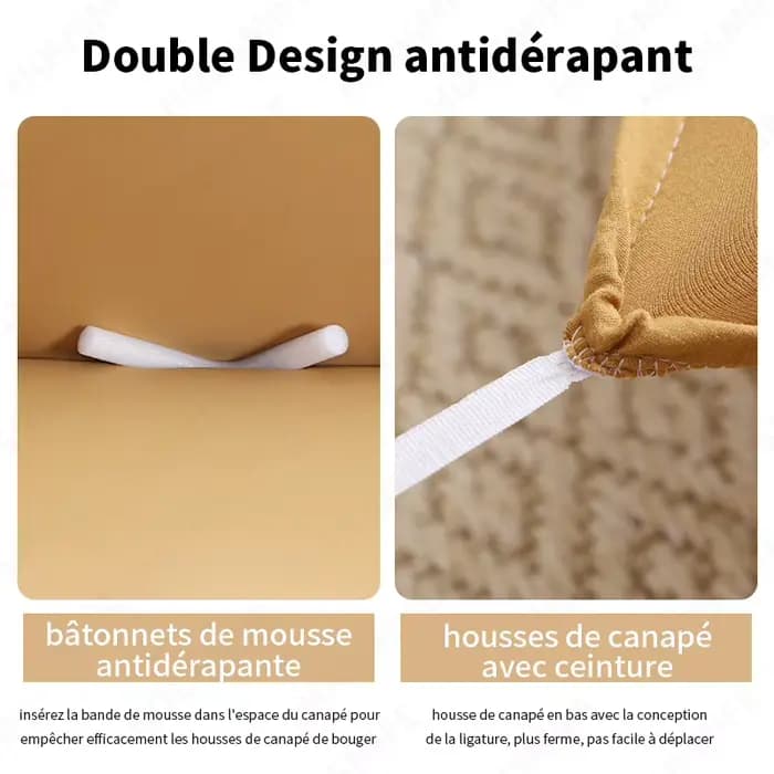 Housses de canapé grises pour salon, housse de canapé d'angle élastique de couleur unie en forme de L, housse de Chaise Longue, protection de Chaise, 1 pièce