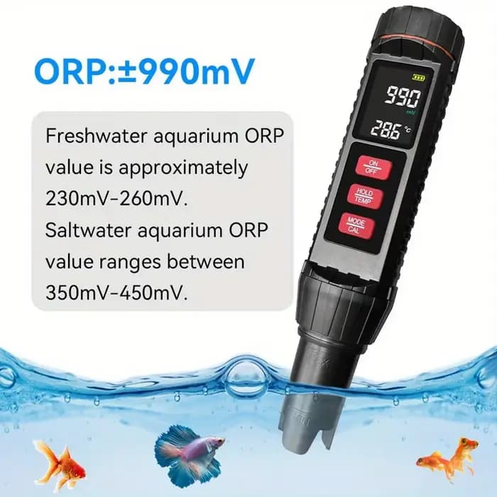 Testeur de qualité de l'eau 7 en 1 TDS/EC/SAL/S.G/Temp/PH/ORP/SG pour laboratoire, piscines, aquariums, tests d'eau potable