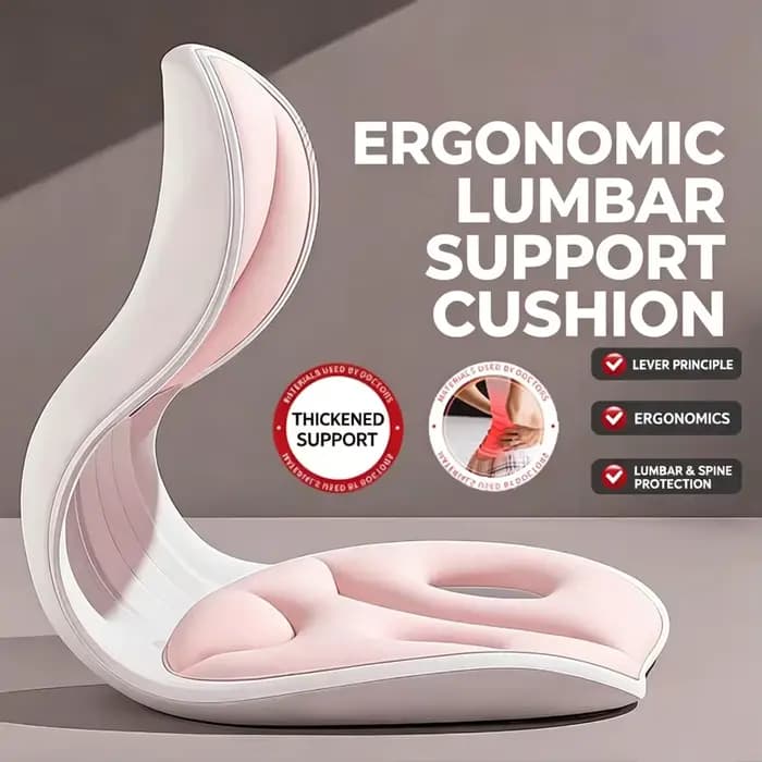 Coussin de siège ergonomique orthopédique pour le soutien lombaire