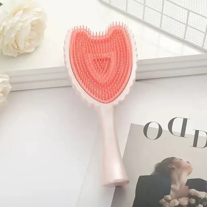 Peigne à cheveux ailes d'ange, antistatique, pour Massage du cuir chevelu, Salon de coiffure, outils spéciaux, cadeau exquis pour filles