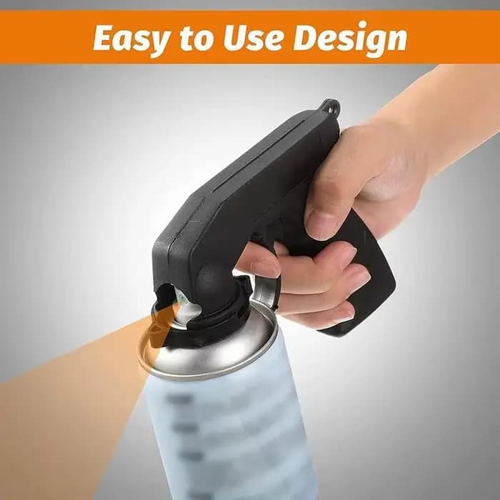 Poignée de pistolet de pulvérisation d'aérosol de soin de peinture de polissage de voiture avec poignée de verrouillage de poignée complète outils de polissage de déclenchement peuvent pulvériser la p