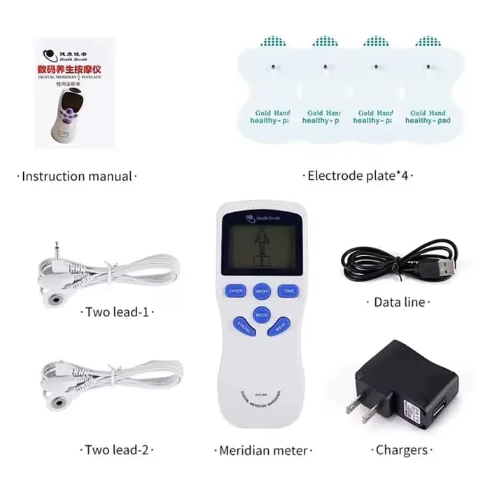 Masseur Tens stimulateur musculaire électrique Acupuncture Massage corporel numérique minceur Machine accessoires