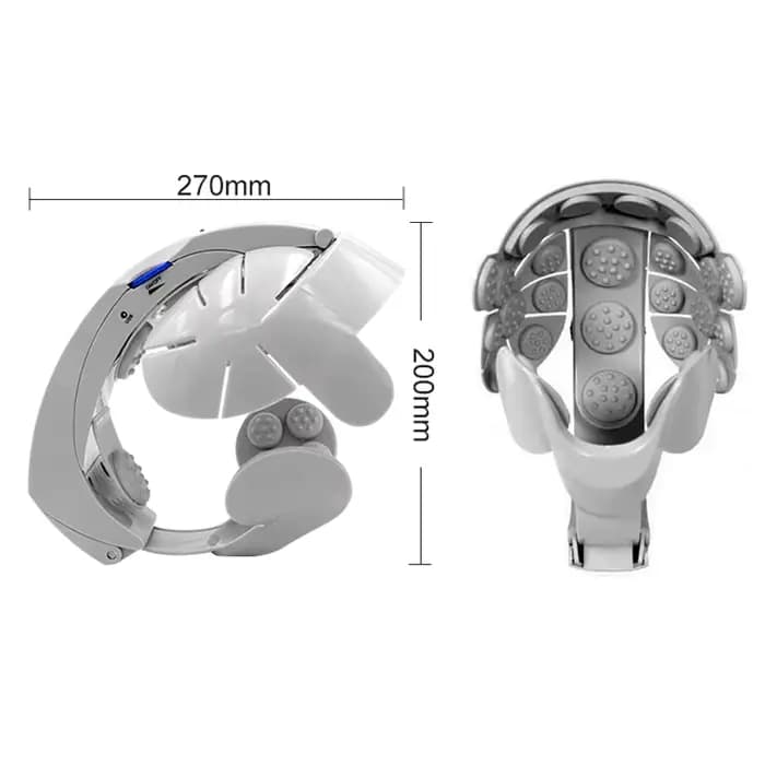 Casque de masseur de tête électrique