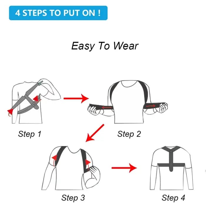 Ceinture correctrice de Posture du dos