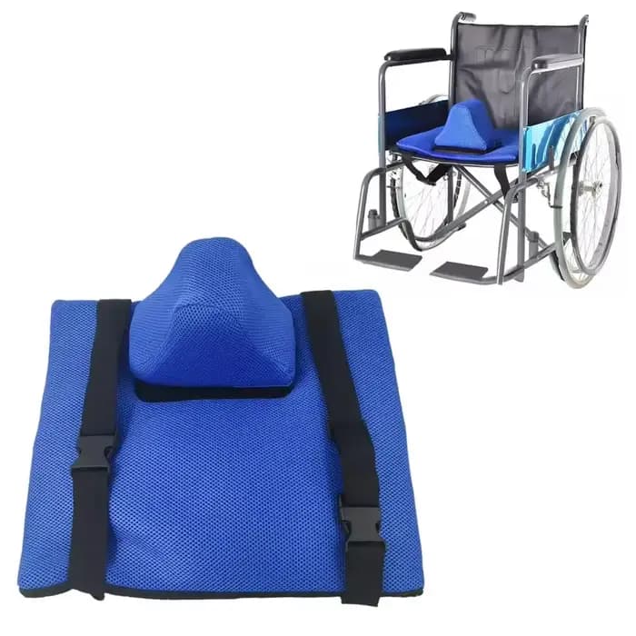 Coussin pour fauteuil roulant avec sangles réglables, matériaux respirants, soulage la pression, améliore la stabilité, coussin de siège