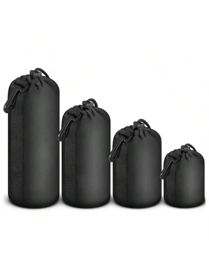 Pochette d'objectif d'appareil photo en néoprène souple et étanche pour objectif d'appareil photo, étui pour Canon Sony pour la plupart des appareils photo reflex numériques