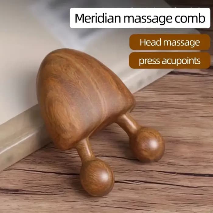 Masseur de visage en bois de santal