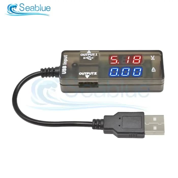 Détecteur numérique USB pour touristes, courant, tension, charge, testeur, batterie, voltmètre, ampèremètre, chargeur, multimètre, kit de bricolage électronique, médecin