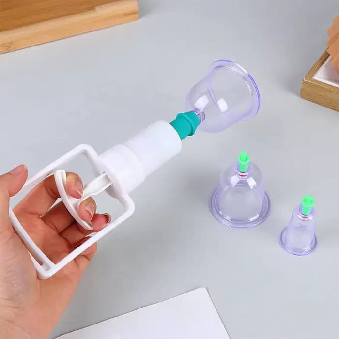 Kit de ventouses pour massage corporel 6 pièces – Thérapie par aspiration pour la récupération musculaire et le bien-être à domicile