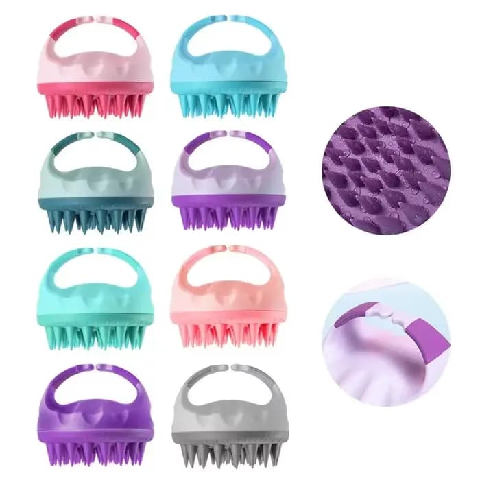 Brosse de massage du cuir chevelu