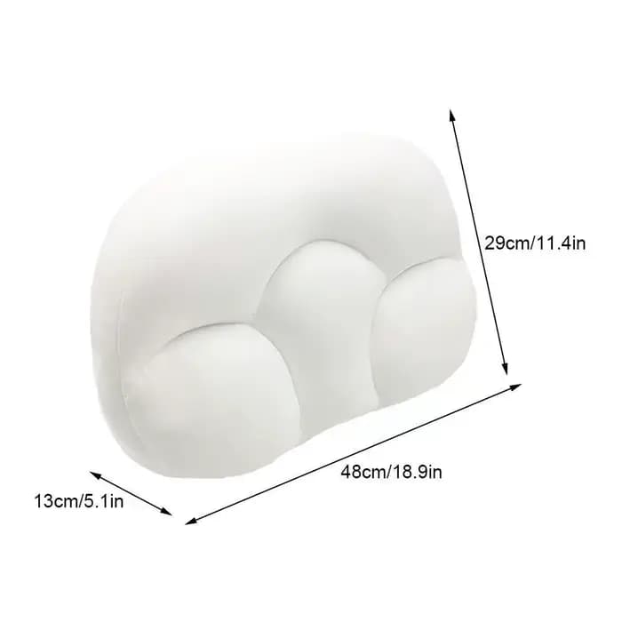 Oreiller de sommeil rond en mousse à mémoire de forme