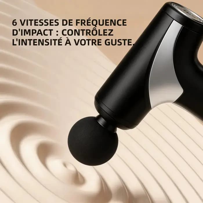 Pistolet de massage électrique à 10 têtes pour la relaxation corporelle