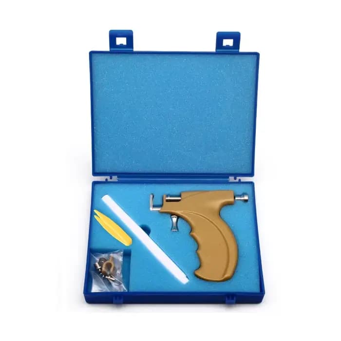 Pistolet de perçage d'oreille professionnel avec goujon d'oreille, kit de machine de bijoux de corps, stérile, antarctique, nombril, hélice