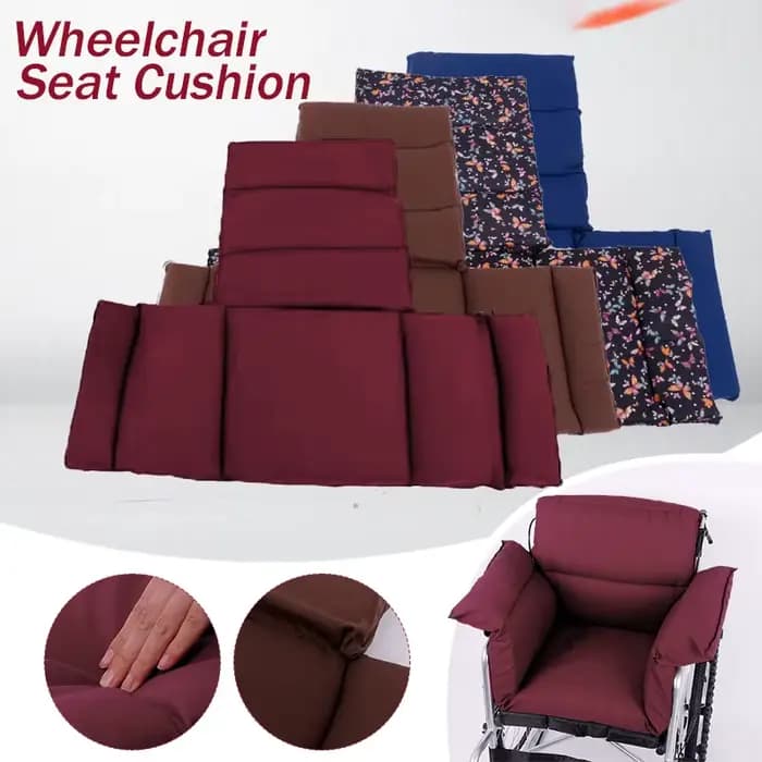 Coussin pour fauteuil roulant épais, doux et chaud, résistant, coussin de siège pour fauteuil roulant, accessoires de coussin de dossier