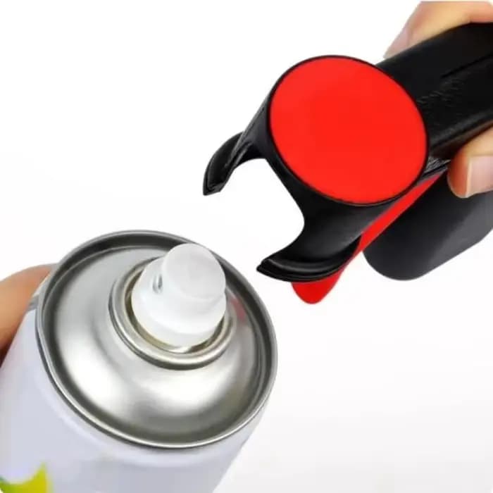 Adaptateur de pistolet de pulvérisation de peinture de polissage, poignée de déclenchement d'aérosol instantanée avec verrouillage à poignée complète, outil universel d'entretien de voiture