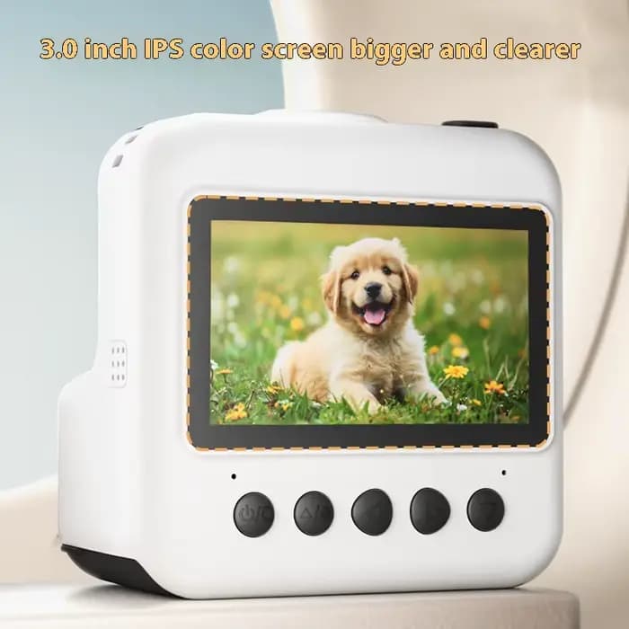 Caméra d'impression pour enfants, papier thermique HD, prête à tirer, Mini appareil Photo rétro, Photo, cadeau d'extérieur pour enfants